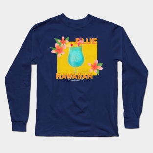 Blue Hawaiian cocktail Long Sleeve T-Shirt